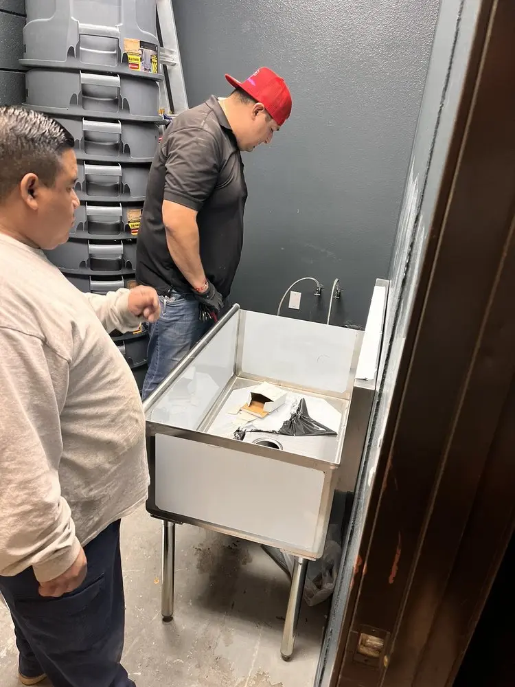 Commercial plumbing and sink installation in Barnaby Woods